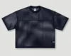 Crew Neck Mesh Jersey T-shirt Outdoor Oversize 240gsm T-Shirts Street Style Soccer Mesh Blank Printing Customized