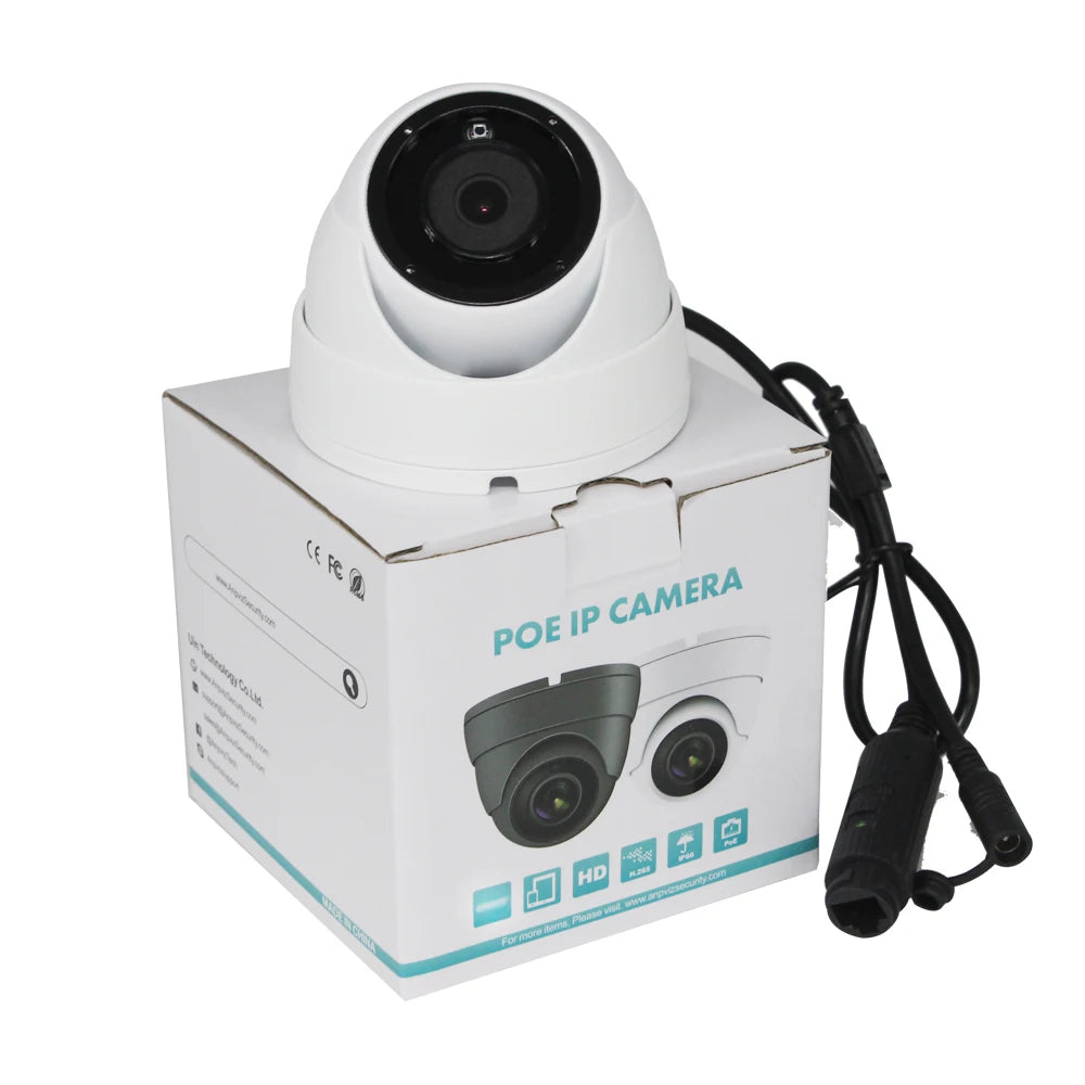 Anpviz 5MP POE IP Camera Indoor Mini Dome Security Video Surveillance Audio Built-in Mic H.265 VideoLink App IR 30M CCTV Camera