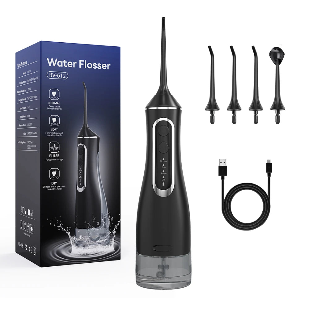 Portable Cordless Oral Irrigator  Teeth Cleaning Water Flosser Electric Flosser