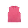 Vintage Washed Streetwear Tank Top Custom Logo USA Stock Sleeveless Tee