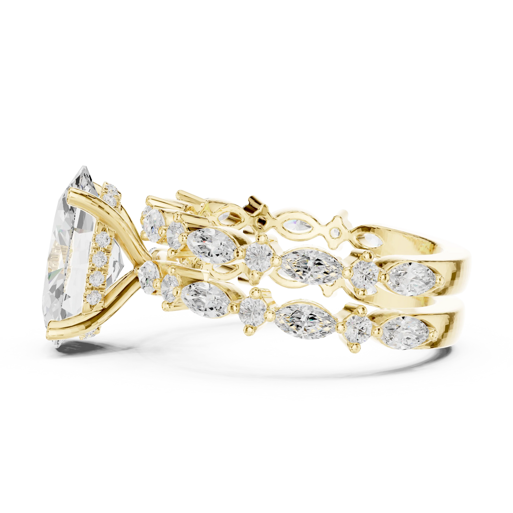 Ready to Sale Lab Diamond Solitaire Engagement Ring with Unique Style Handmade Engagement Ring For Sale By Exporters