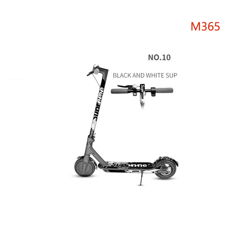 Electric Scooter Full Body PVC Sticker DIY Skateboard Sticker Scooter Pedal Stickers Decal For Xiaomi M365/PRO