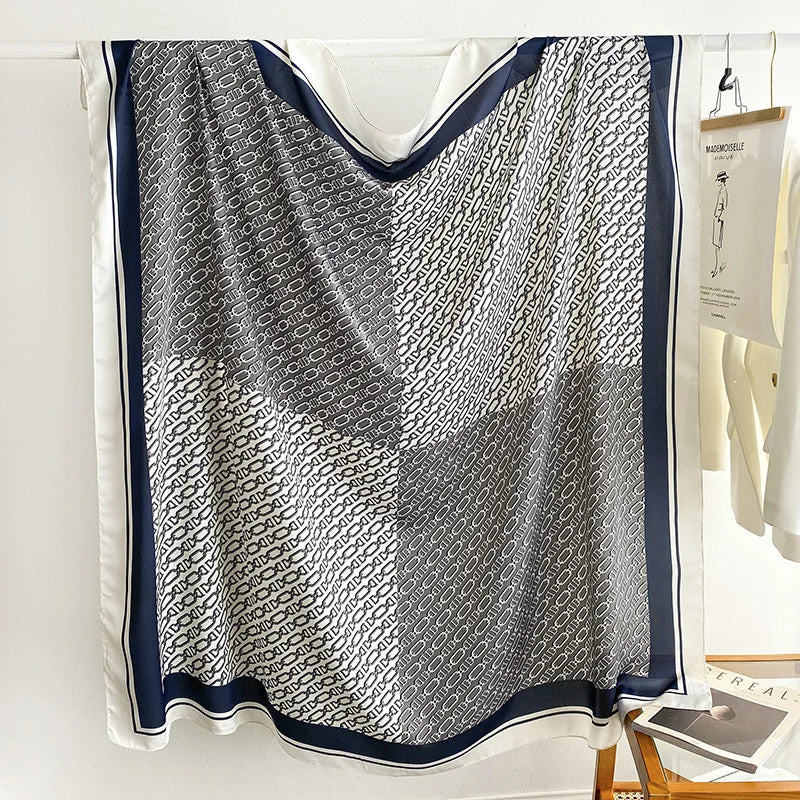 Wholesale High Quality Hot Women Square Scarf Shawls Designer Large Printed Muslim Scarves With 24 Available Patterns