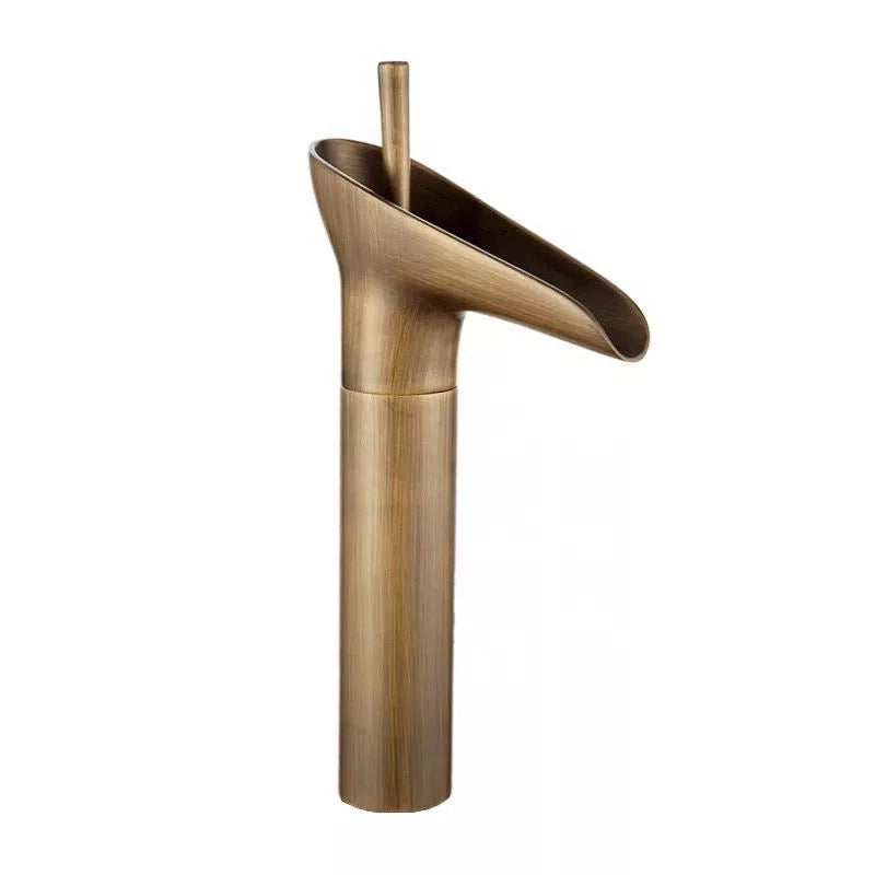 Antique Single Level Brass Basin Faucet 8\" Widespread Oil Rubbed Finish Ceramic Bathroom Lavatory Water Tap