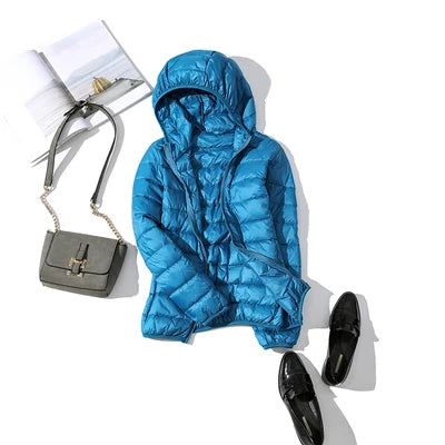 2025 New 90% Duck Down Jacket Women Autumn Winter Coat Lady Ultralight Down Jacket