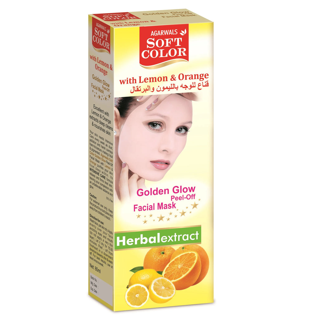 Herbal Papaya & Cucurma PeelOff FaceMask Deep Cleansing and Glow Boosting Shiny Finish