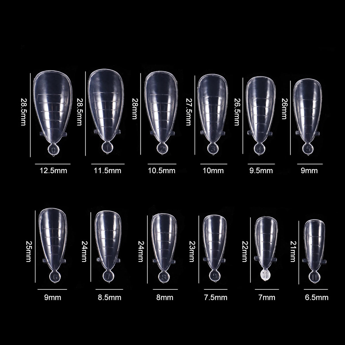 BNG Top Forms for Nails Dual Forms Nails Forms for Extension Full Cover Quick Building Gel Mold Tips Poly Nail Gel Mold