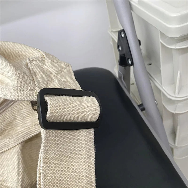 HOCODO New Bags for Women 2022 Canvas Shoulder Bag Fashion Large Capacity Handbags Female Casual Travel Bags Soft Crossbody Bags