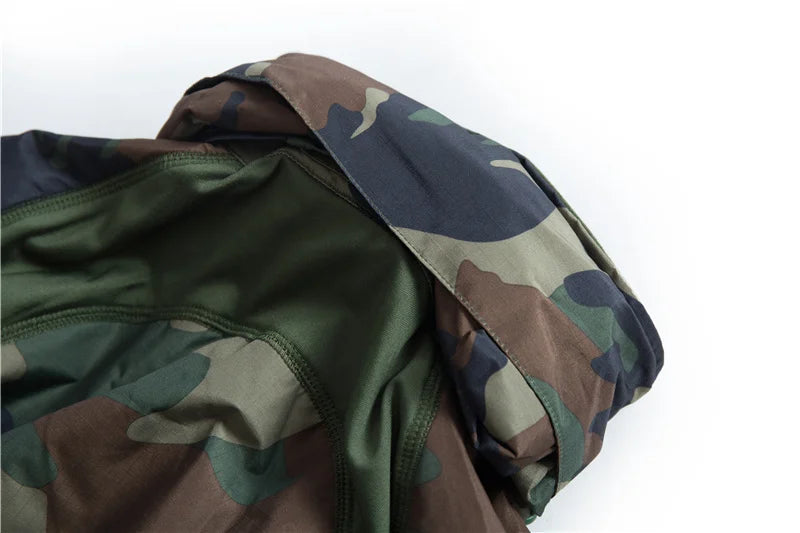 Mege Men's Tactical Jacket Coat Fleece Parka Outdoor Outwear Lightweight Gear