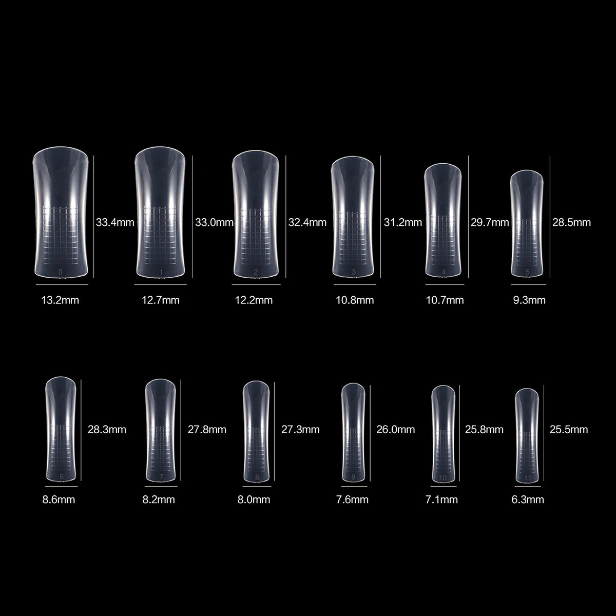 BNG Top Forms for Nails Dual Forms Nails Forms for Extension Full Cover Quick Building Gel Mold Tips Poly Nail Gel Mold