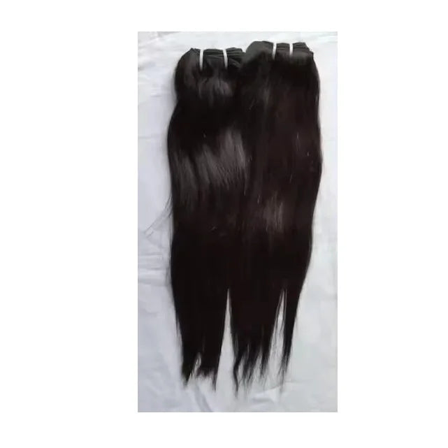 Indian Export Quality Virgin Remy Human Hair Wholesale Ponytail Extensions Straight/Natural Wave Shed-Resistant Competitive