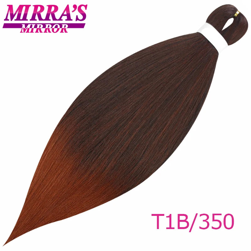 Synthetic Braiding Hair Brown Ombre Hair Extensions Professional Braid Hair for Crochet Twist Braids Soft Yaki Texture