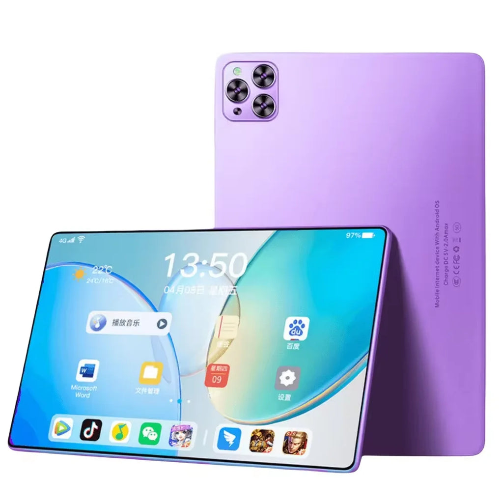 10inch Oem Android Tablet 5G Wifi BT4.0 Dual Camera TYPE C Android Tablette Tablet Pc With Keyboard BT Mouse and Pen