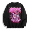 Gothic Bunny Horror Graphic Crewneck Sweatshirt, US Warehouse, 6 Colors