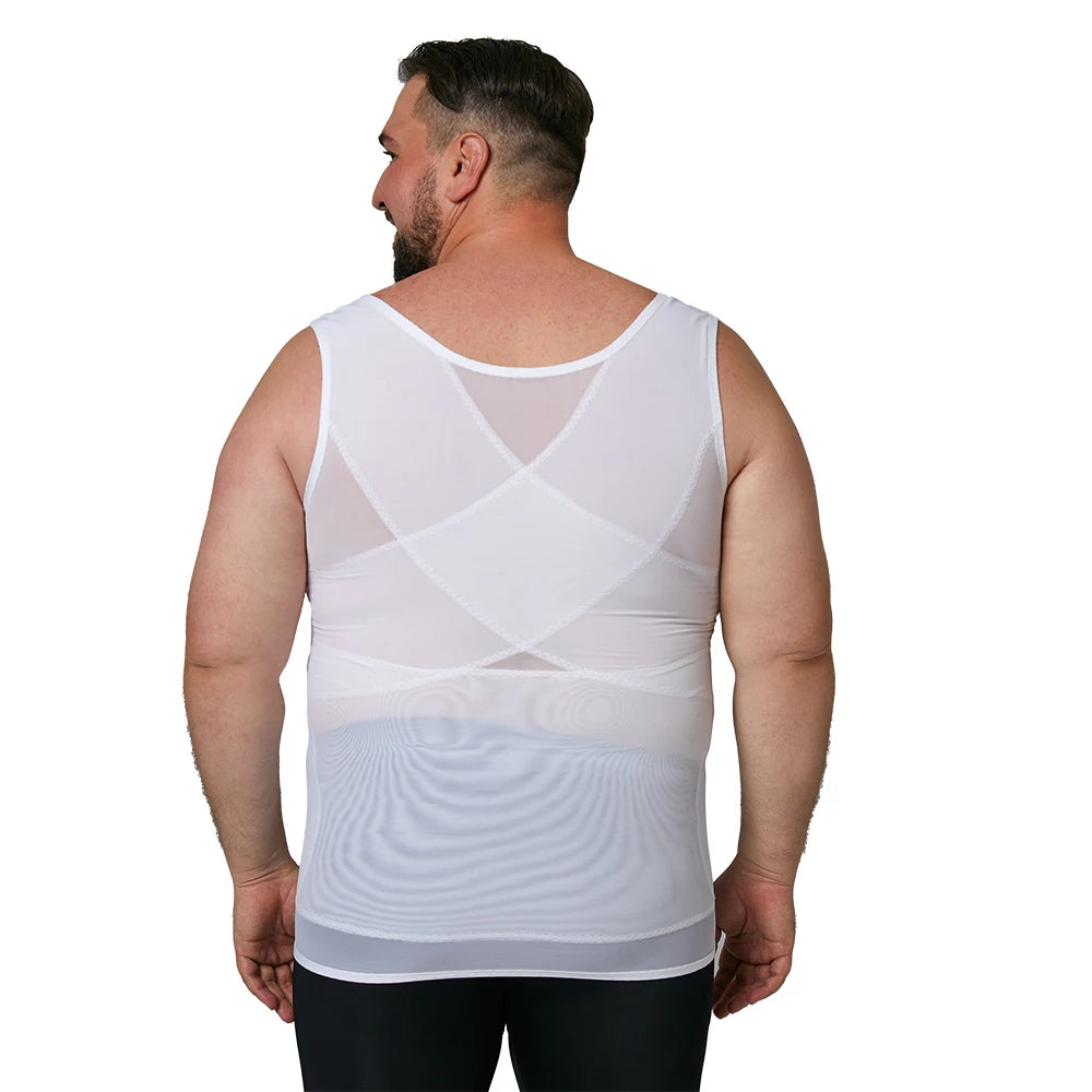 WSBX03  High Quality Original Man Chest Bra Mesh Compression Shirts to Hide Moobs and Gynaecomastia
