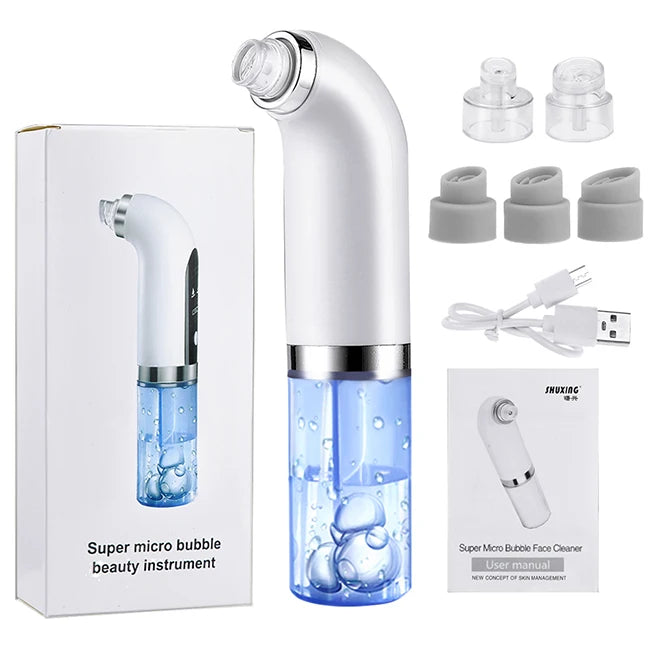 Dropshipping Skin Care Pore Cleaner Tool Electric Blackhead Remover Vacuum Set