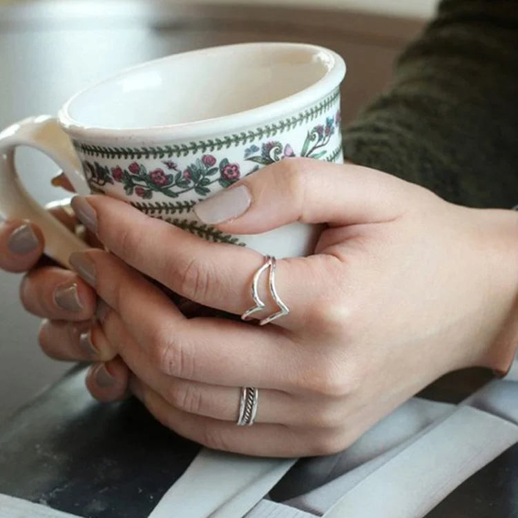 3pcs Fine Rings 925 Sterling Silver 1.2mm Stacking Midi Thin Rings Thumb Pinky Stack Knuckle Rings for Women Band Ring Gift 7.75