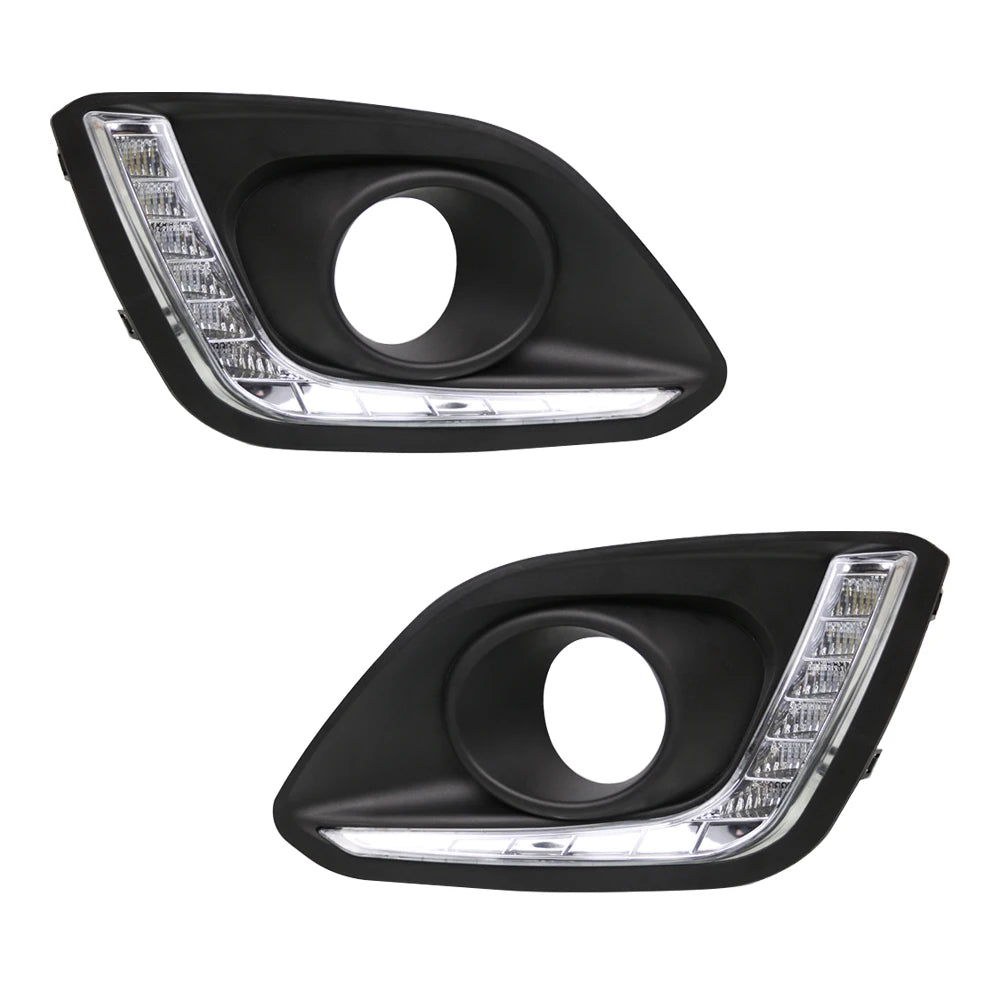 Daytime Running Light DRL for Suzuki Swift 2014 2015 2016 Fog Light Cover 12v White DRL