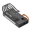 New Wholesale High Capacity 30000mAh Power Bank with 4 Cables Fast Charging 20W Rechargeable Emergency Lamp Outdoor Use