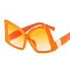 Cat Eye Sunglasses Big Frame Irregular Unusual Sunglasses Two Color Eyeglasses Frames Custom Nose Pad Eyeglasses