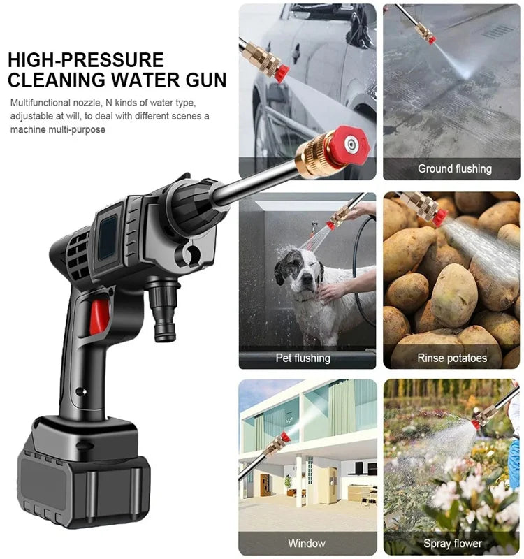 Factory Wholesale  High Pressure Car Washer Spray Water Gun 20000mAh Battery Foam Generator Car Washing Machine