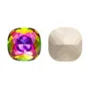 QIYI 2024 Hot Selling K9 High Quality Multi Colors Fat Square Fancy Pointback Rhinestones for Decoration Wedding Dresses Shoes