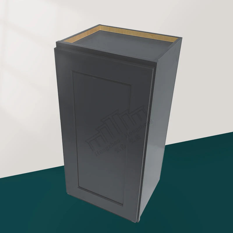 No MOQ Modern Framed RTA HDF Shaker Door W0930-W2130 W0936-W2136 Wall Upper Kitchen Cabinet Unit Soft Close for Building Project