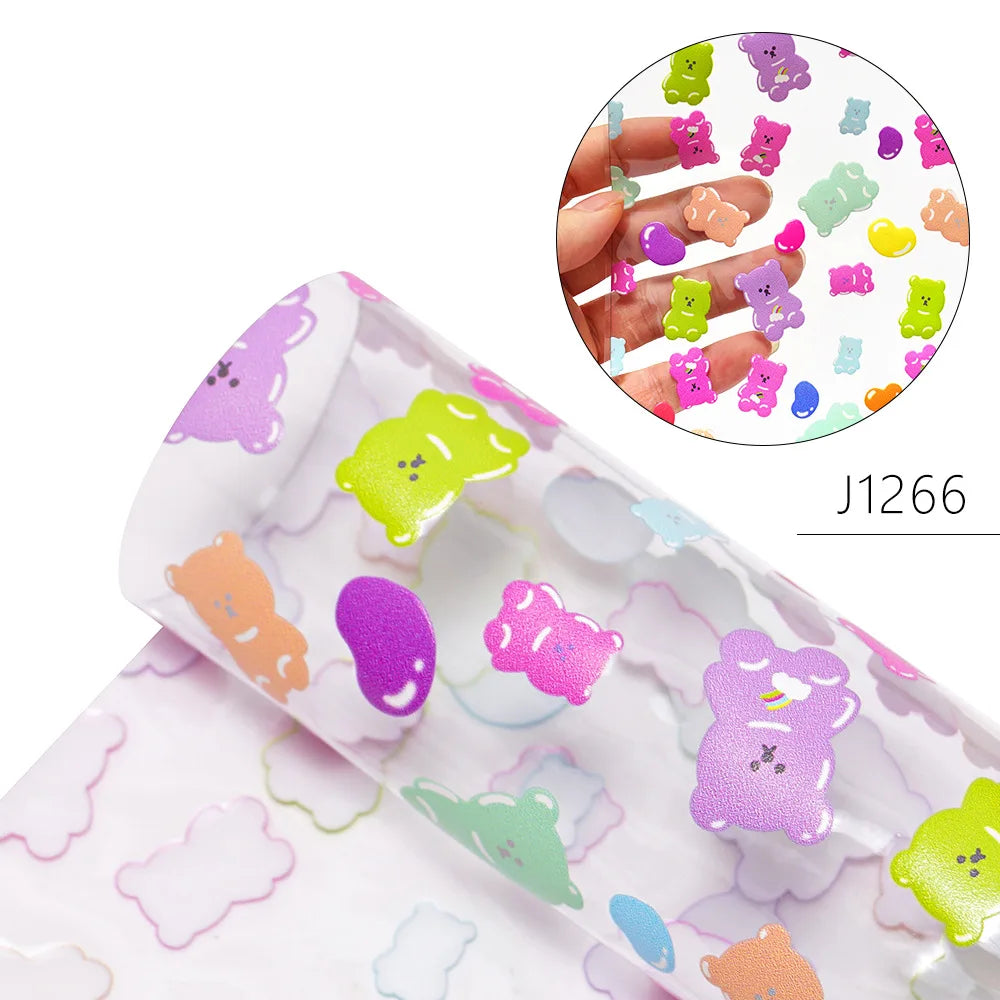 30CM*120CM Cartoon Character PVC TPU Vinyl Leather Garment Accessories Material Transparent Iridescent Mermaid Cake 1mm Sofa Bag