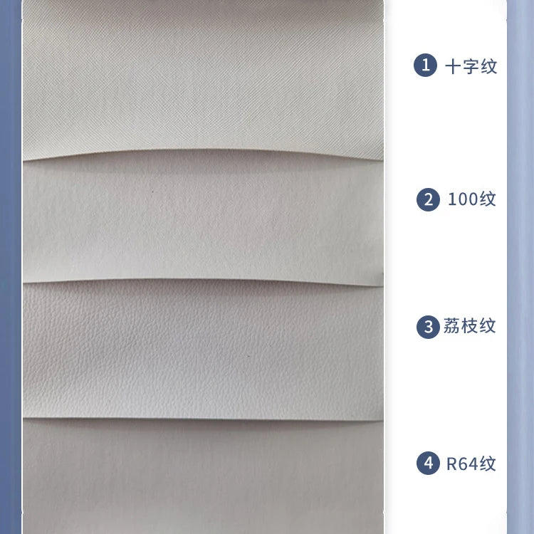 2025 New Embossed PVC Leather Fabric China White Faux Leather Material for Sofa & Bag Furniture PVC Leather Making Fabric