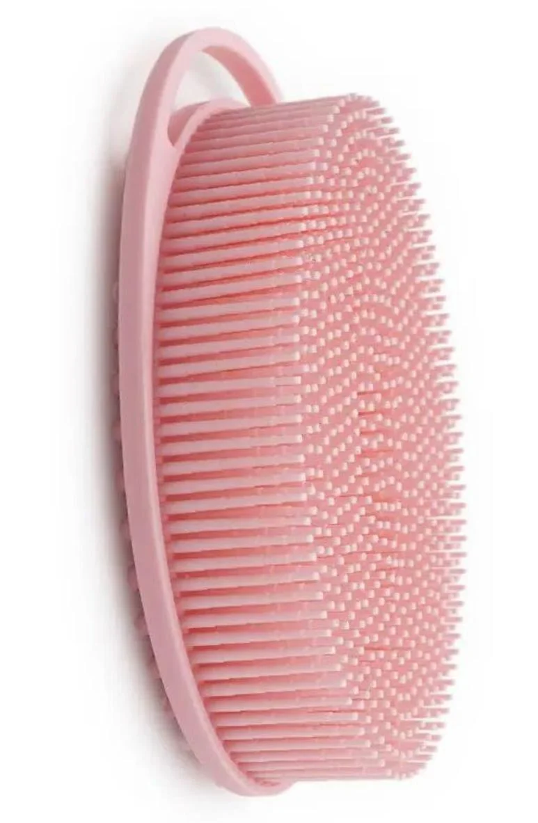 New Product With Hook Body Ball Scrubber Silicone Body Scrubber Belt Baby Bath Shower Brush BATH BRUSH for BADY