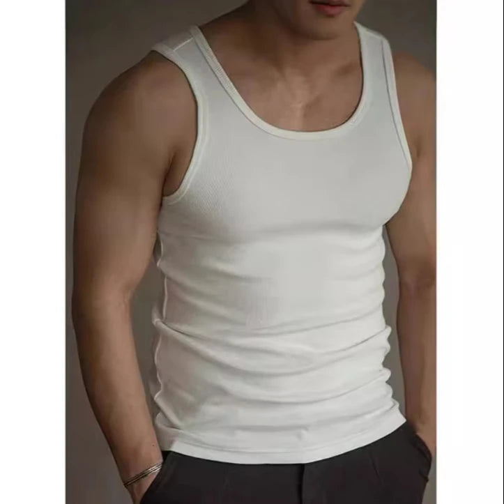 Pack of 3 in Stock Fbreathable Men's tank Tops Undershirt Sleeveless tank Top