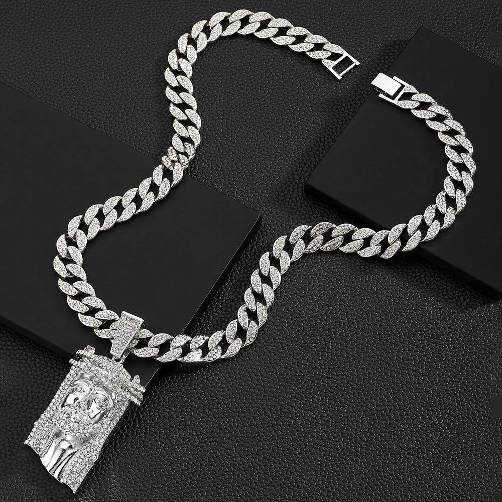 Luxury Bespoke Gold Plated 925 Sterling Silver Emerald Cut Star Shape Hip Hop Zircon Charm Pendant Engagement Unisex Premium