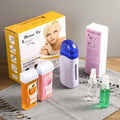 Home Personal Use Painless Hair Removal Easy Waxing Roll on Wax Melt Warmer Kit 6 in 1