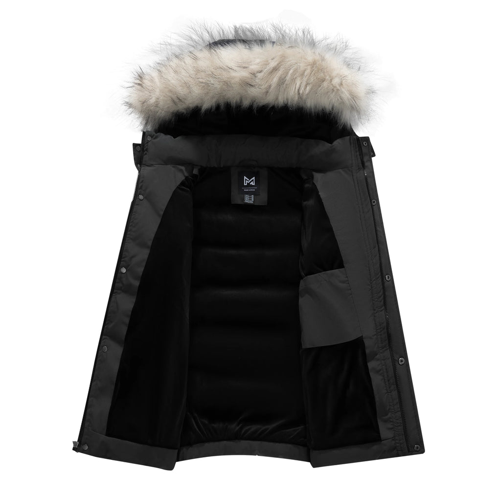 Men's Hooded Winter Coat Warm Puffer Jacket Thicken Quilted Jacket