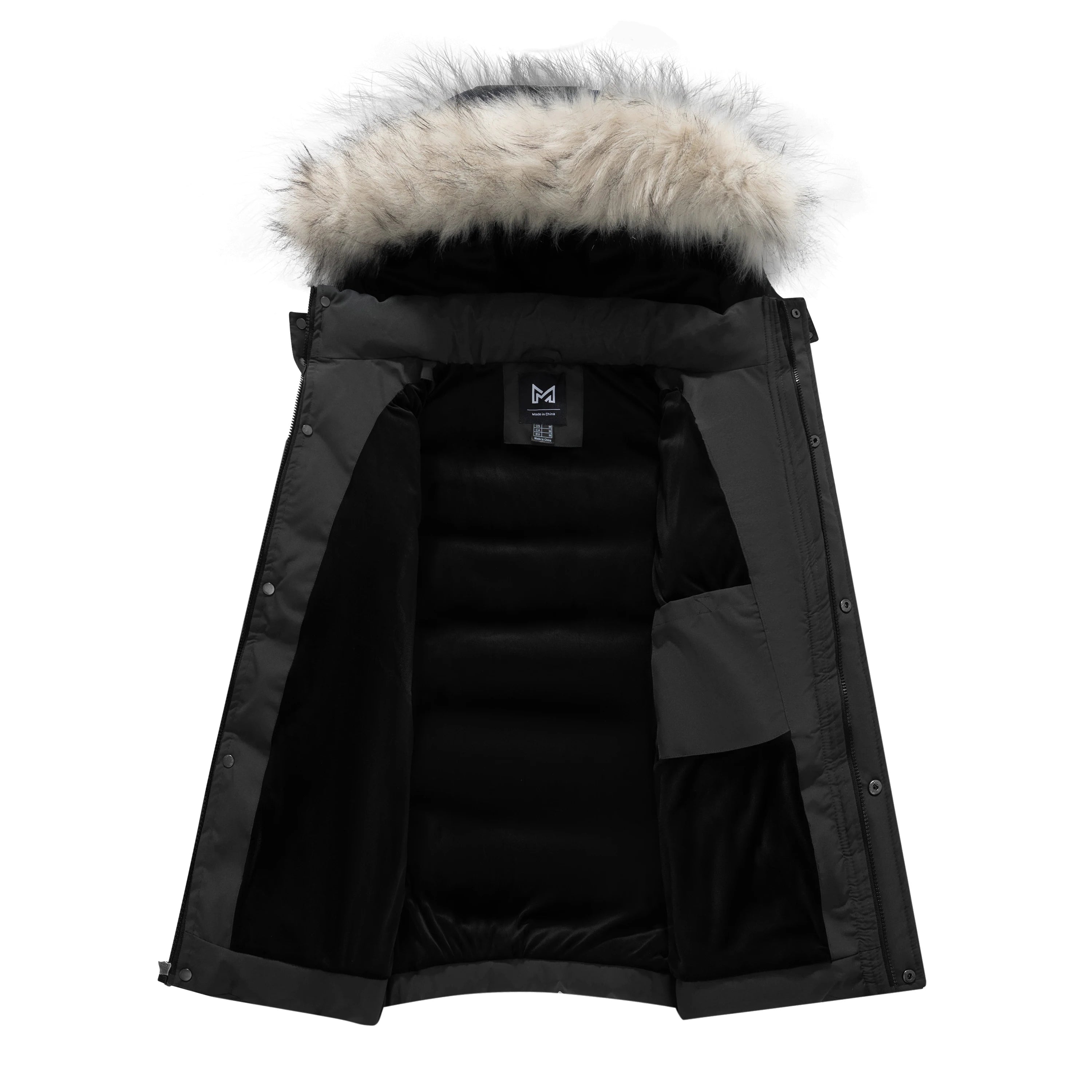 Men's Hooded Winter Coat Warm Puffer Jacket Thicken Quilted Jacket