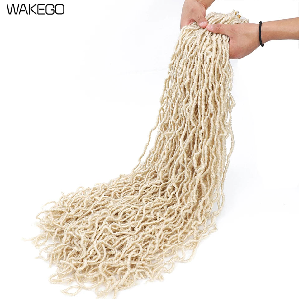 Top Faux Dreadlocks Extension 36 pulgadas Super Long New Faux Locks Crochet Braid Bouclé Pre Extended New Soft Locs Crochet Hair