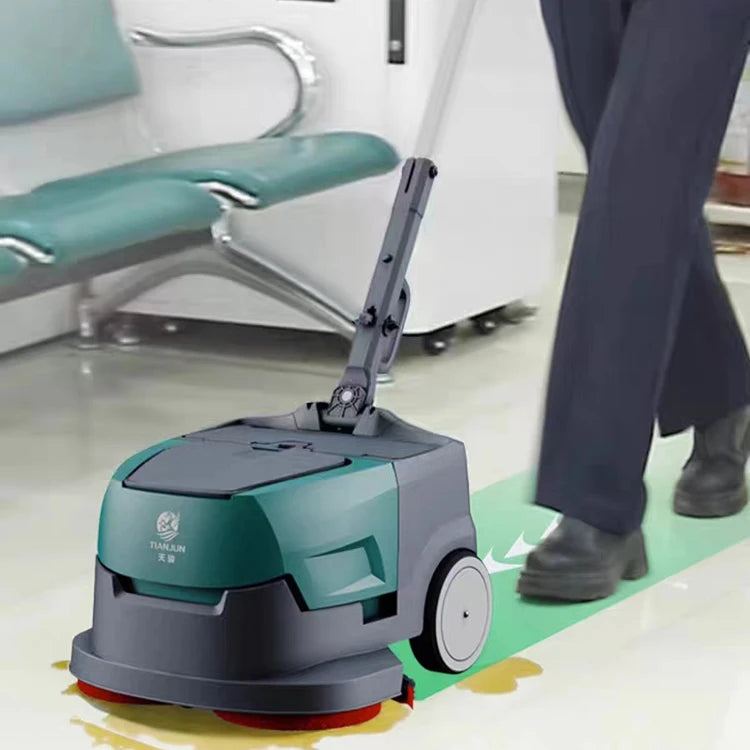 CleanHorse K1 Popular Product Small Dual Brush Walk Behind Household Electric Floor Scrubber