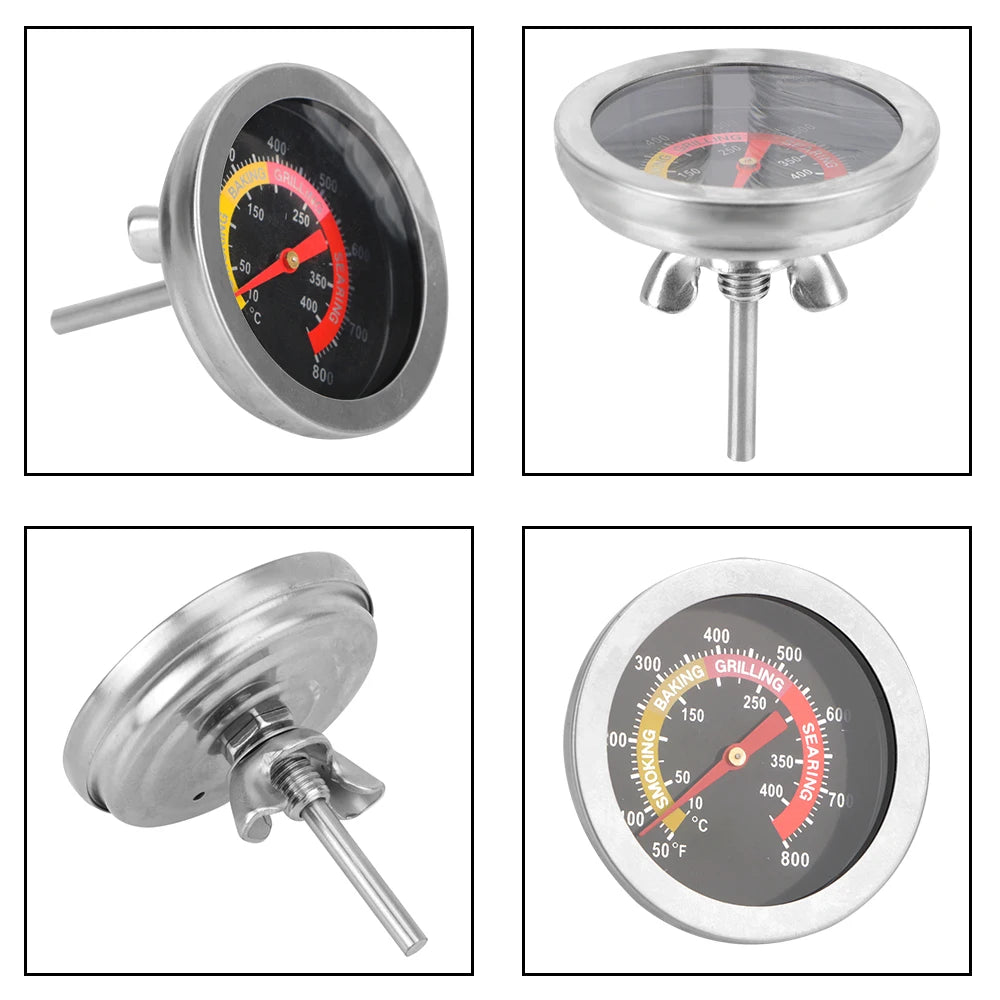 Instant Read Oven Thermometer for Kitchen Home Baking Household  Cooking Temp Gauge 0-400℃ BBQ Smoker Grill Thermometer