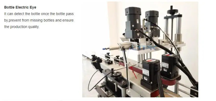 LT-SC440 Automatic Pneumatic Close PET Plastic Water Bottle Screw Plastic Perfume Jar Filling and Capping Sealing Machine