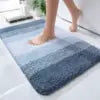 Microfiber Non-Slip Extra Absorbent Quick Dry Soft Shower Mat Modern Home and Hotel Bathroom Carpet Tufted Technique