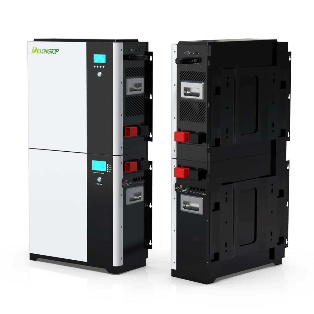 EU Stock All in One 5Kva Inverter 48V 100Ah 5Kwh LifePO4 Battery Solar Storage System 48V Lithium Home Energy Storage Batteries