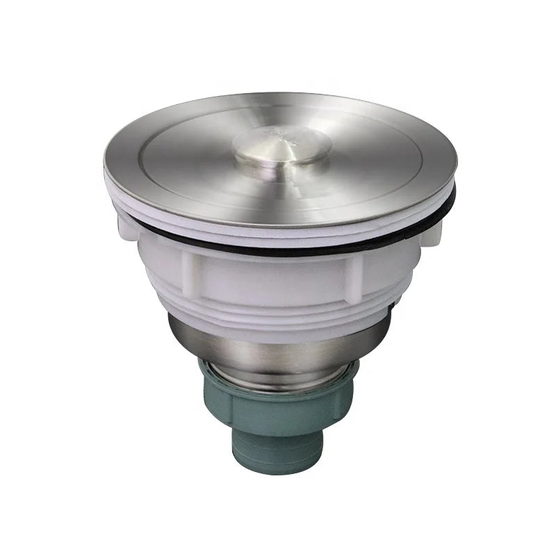 Modern Design 304 Stainless Steel Adjustable Salon Sink Strainer Quick Scullery Basin Drainer with Filter and Lid