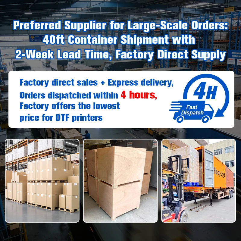 FREE SHIPPING USA A3 DTF Printer 13 Inch Roll to Roll T-shirt Printing Machine Direct to Film for Small Business