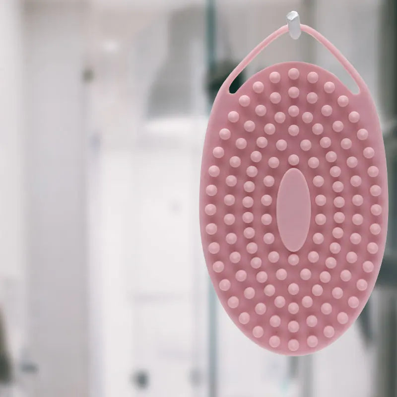 New Product With Hook Body Ball Scrubber Silicone Body Scrubber Belt Baby Bath Shower Brush BATH BRUSH for BADY