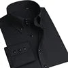 Men's Casual Shirt Long Sleeve Korean Trends Fashion Button-down Collared Blouse Business Dress Shirts Slim Fit Designer Shirts