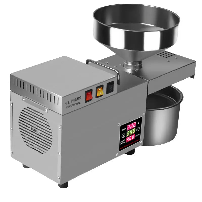 Automatic Home Use Cold Press Oil Machine Coconut Oil Extractor Automatic Grade for Olive Sesame Oil for Cooking Edible Purpose
