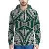 Men's Hoodies Custom Blue Polynesian Pohnpei Tribal Designer Sweater Boy Casual Oversized Hoodies Sweater