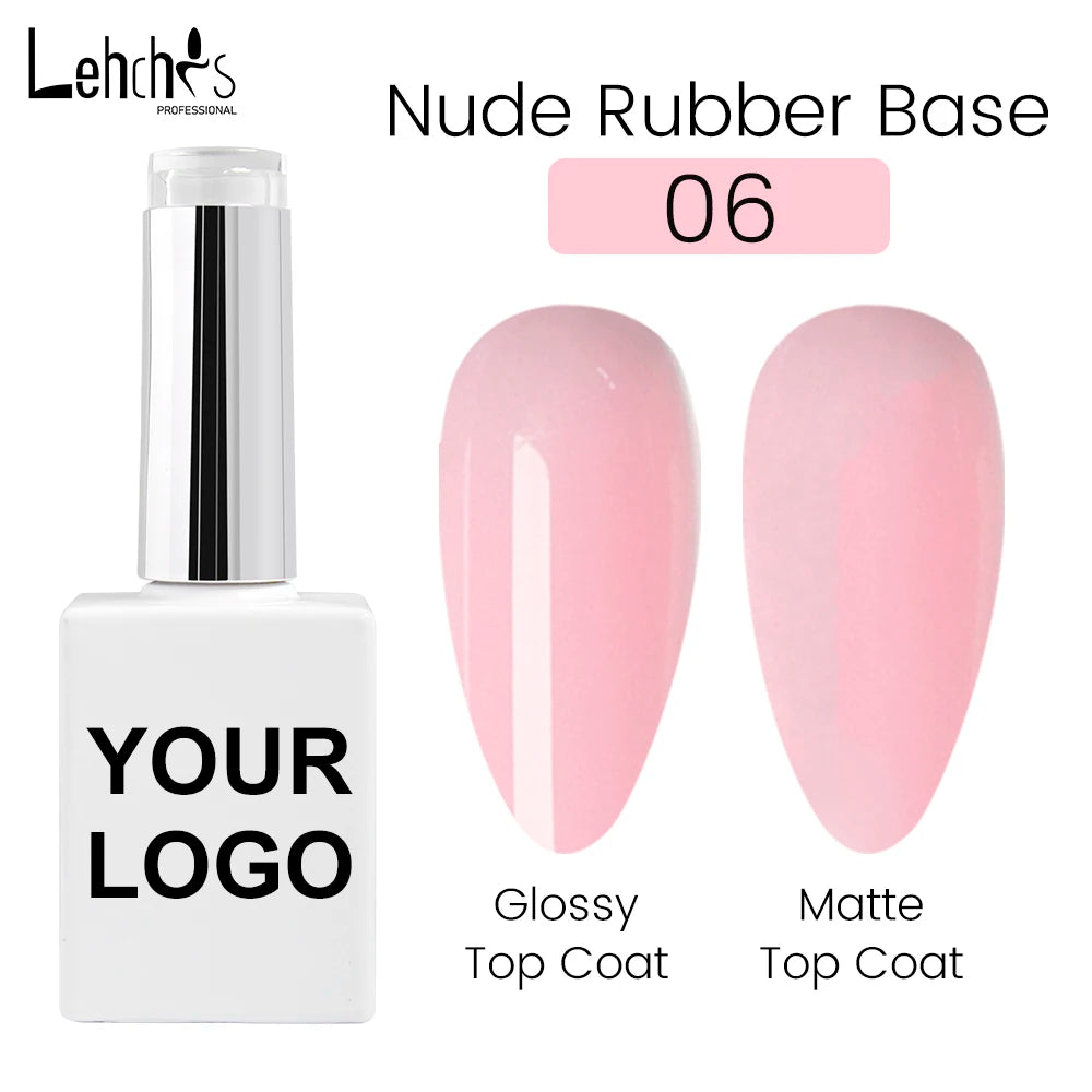 Lehchis 15ml Nude UV Gel Nail Polish Soak off French Nail Camouflage Base Halal Certified for Salon Art Use Customizable Logo