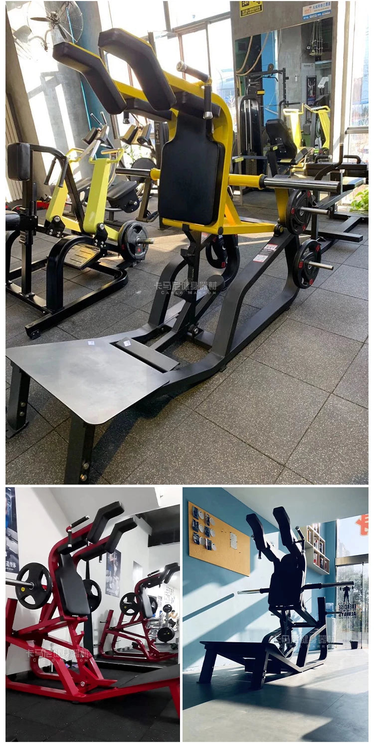 SRJOINFIT OEM Huck Squatting Machine Professional Bodybuilding Training Stand for Legs, Special Equipment for Commercial Gym