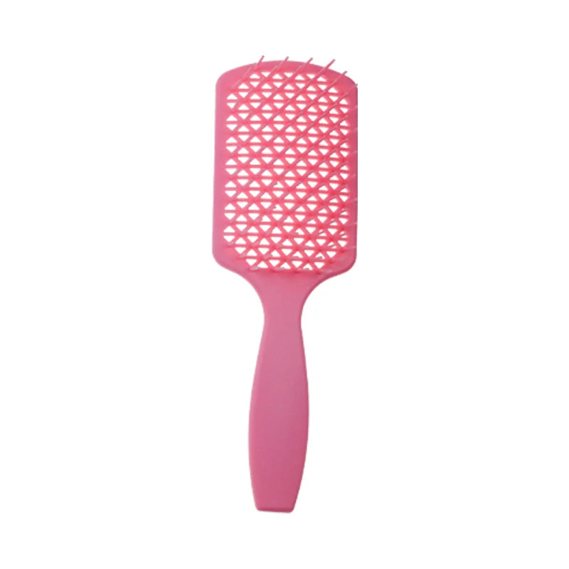 High Quality Customized Logo ABS Paddle Type Wet Vent Shower Detangling Hair Brush Plastic for Spherical Comb Hair Massage Comb